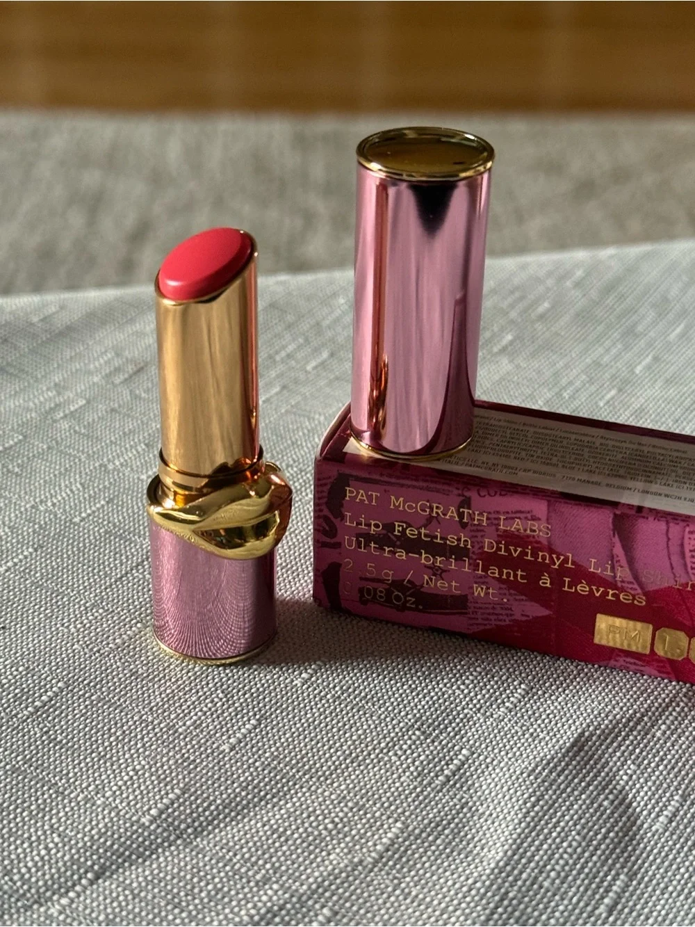 Pat McGrath Lip Fetish Divinyl Lip Shine Boudoir Rosé 592 2.5g New